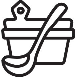 bucket and ladle